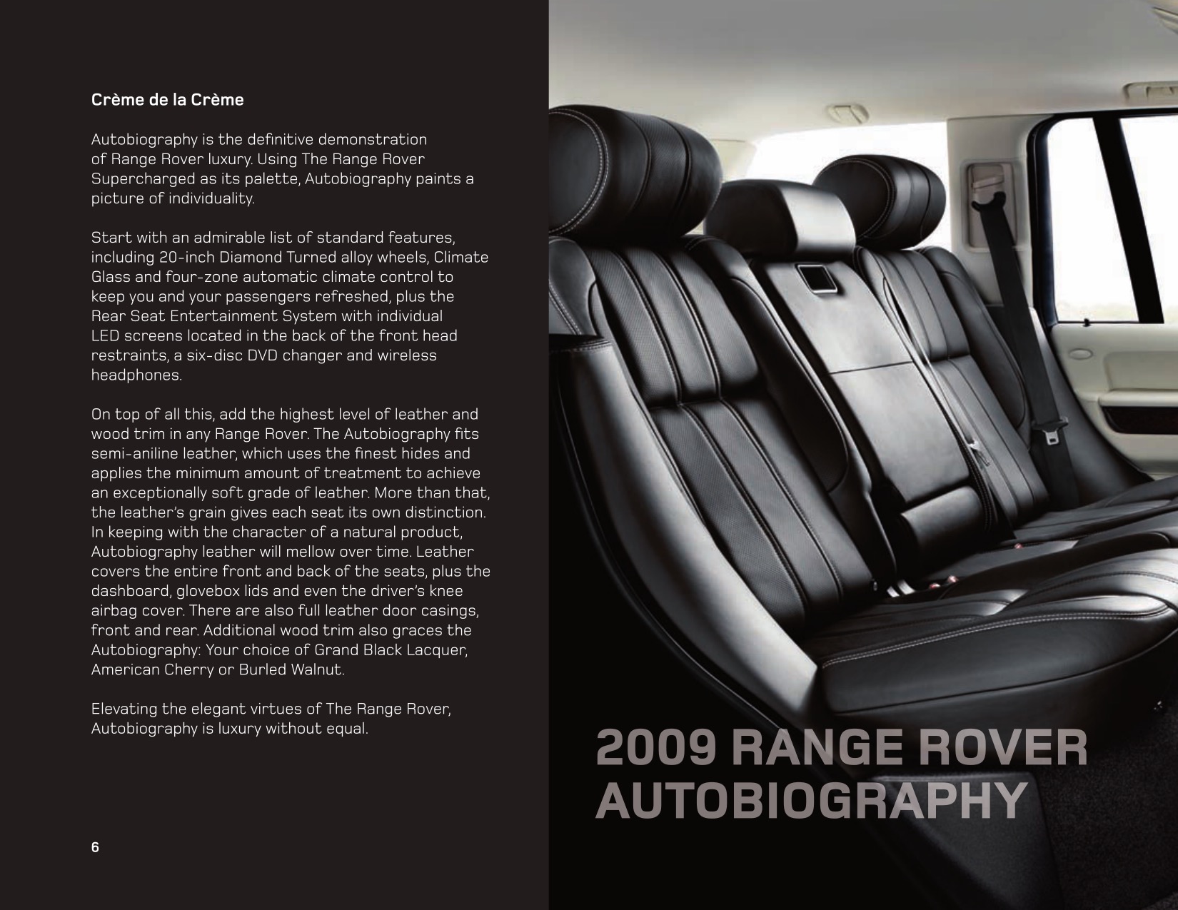 2009 Land Rover Brochure Page 8